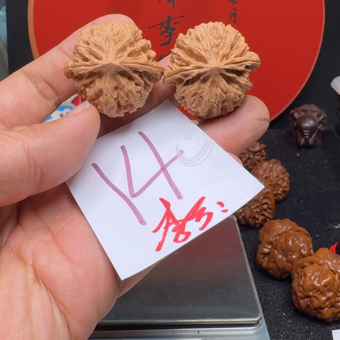 文玩核桃把件35小苹果