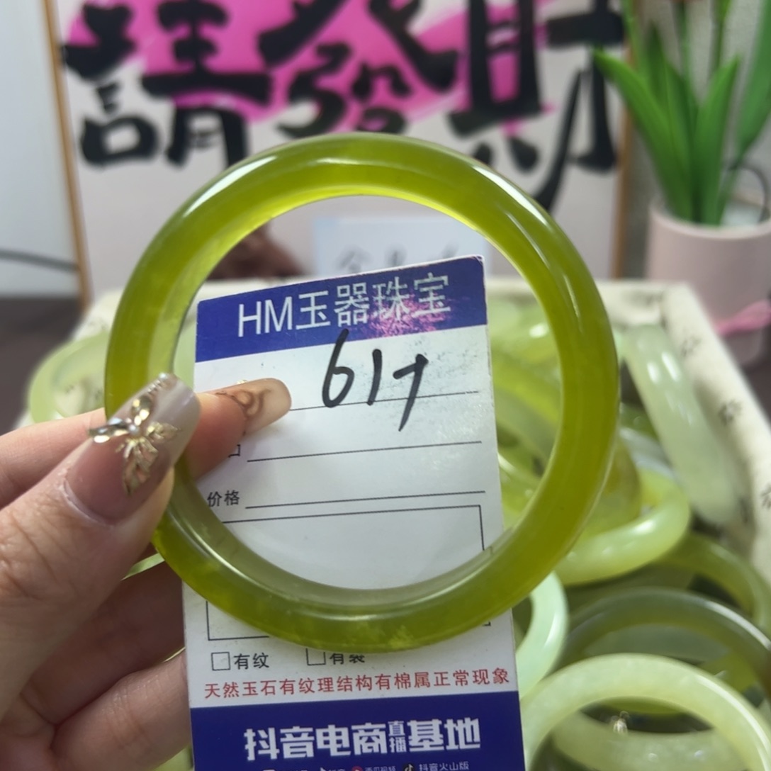 蛇纹石玉手镯未镶嵌529