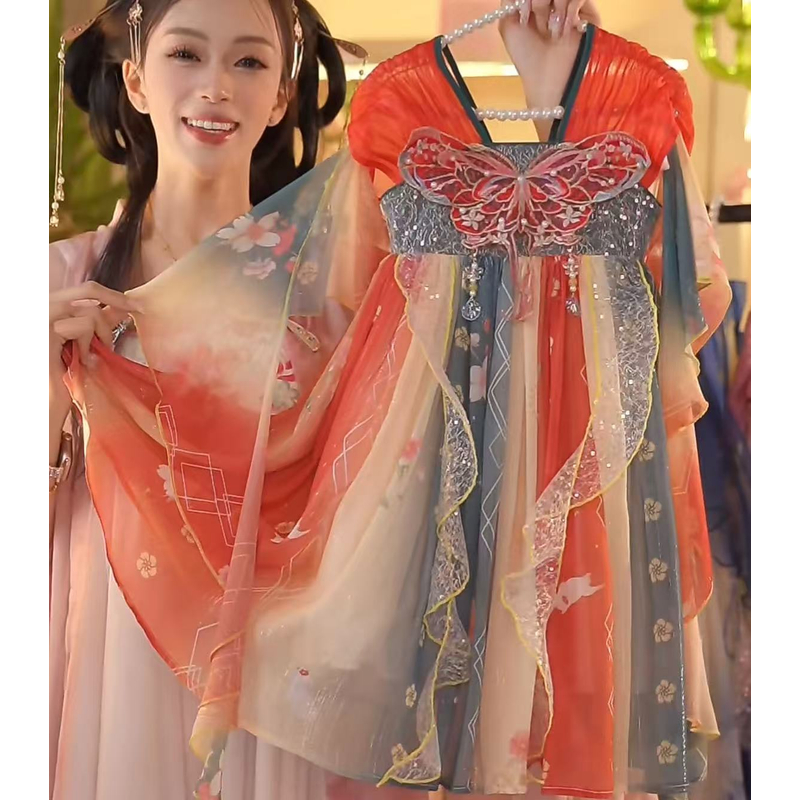 童绣阁【红袖添香】2025新款女童国风仙气中国风夏季汉服2530