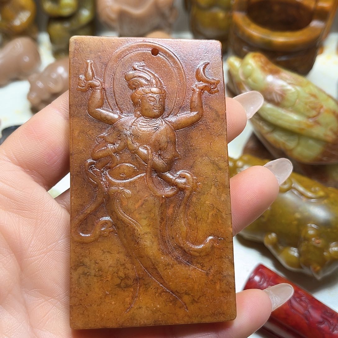 白玉菩提吊坠白玉菩提吊坠