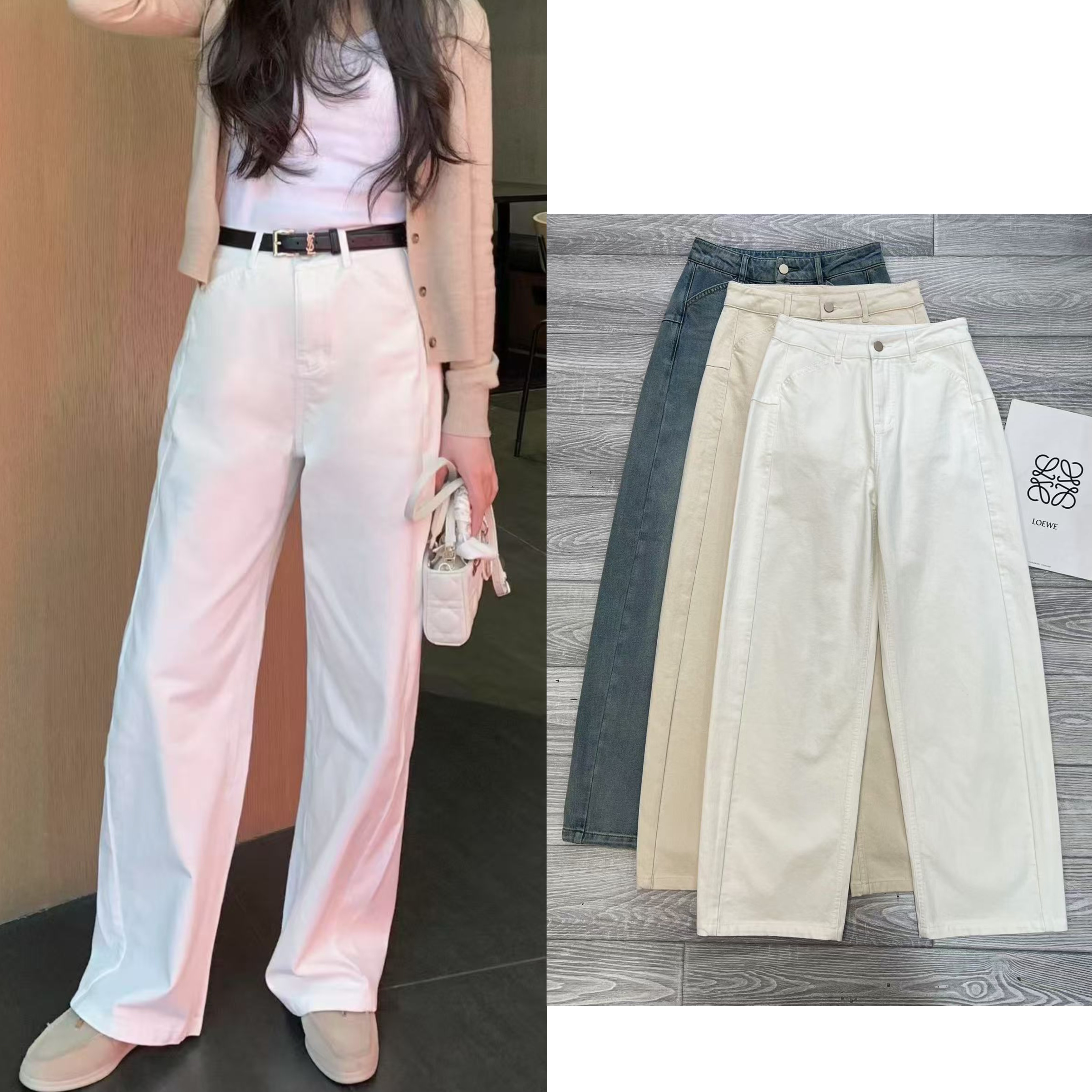  （小雨推荐）2025新款春秋季韩版简约时尚牛仔裤