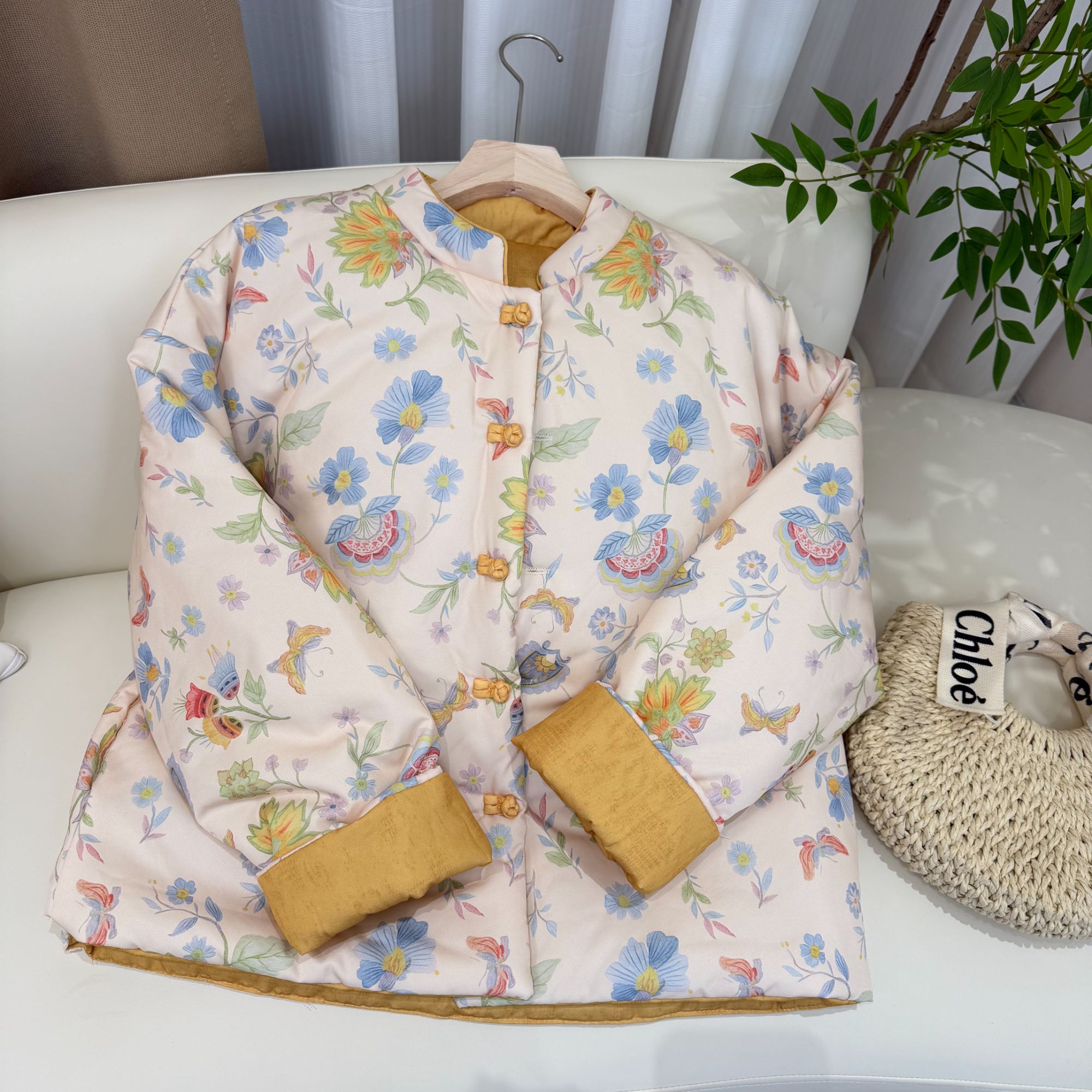 【青舍麻衣】双面双穿新中式国风保暖立领加厚棉衣外套