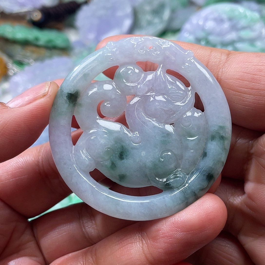 颈饰未镶嵌翡翠翡玉缘翡翠