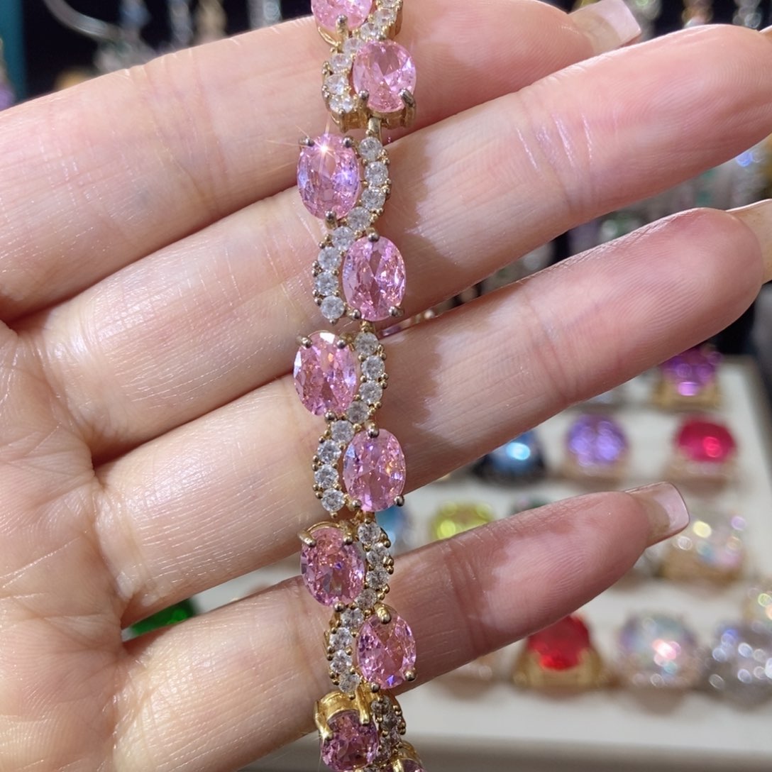 66锆石（处理）手链