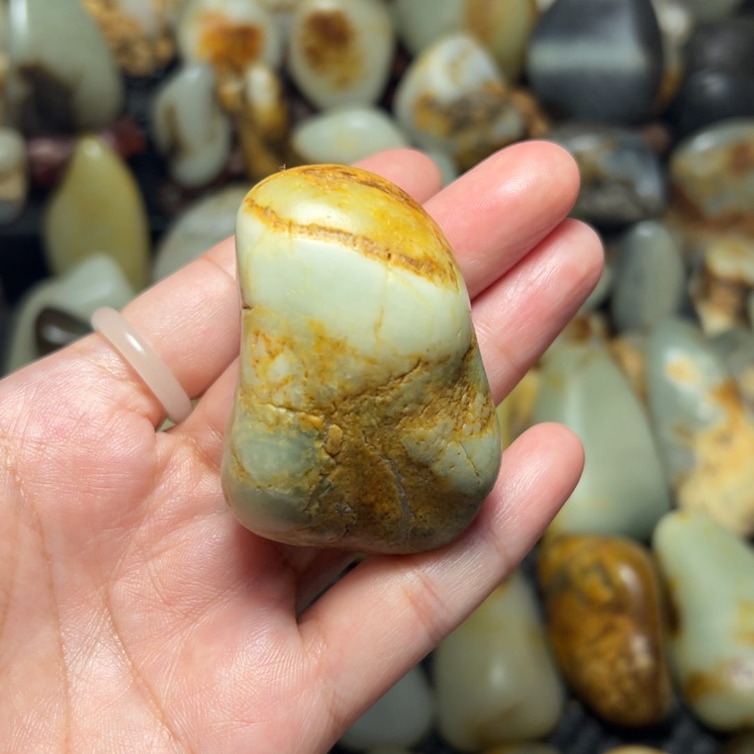 和田玉（青玉）12未镶嵌