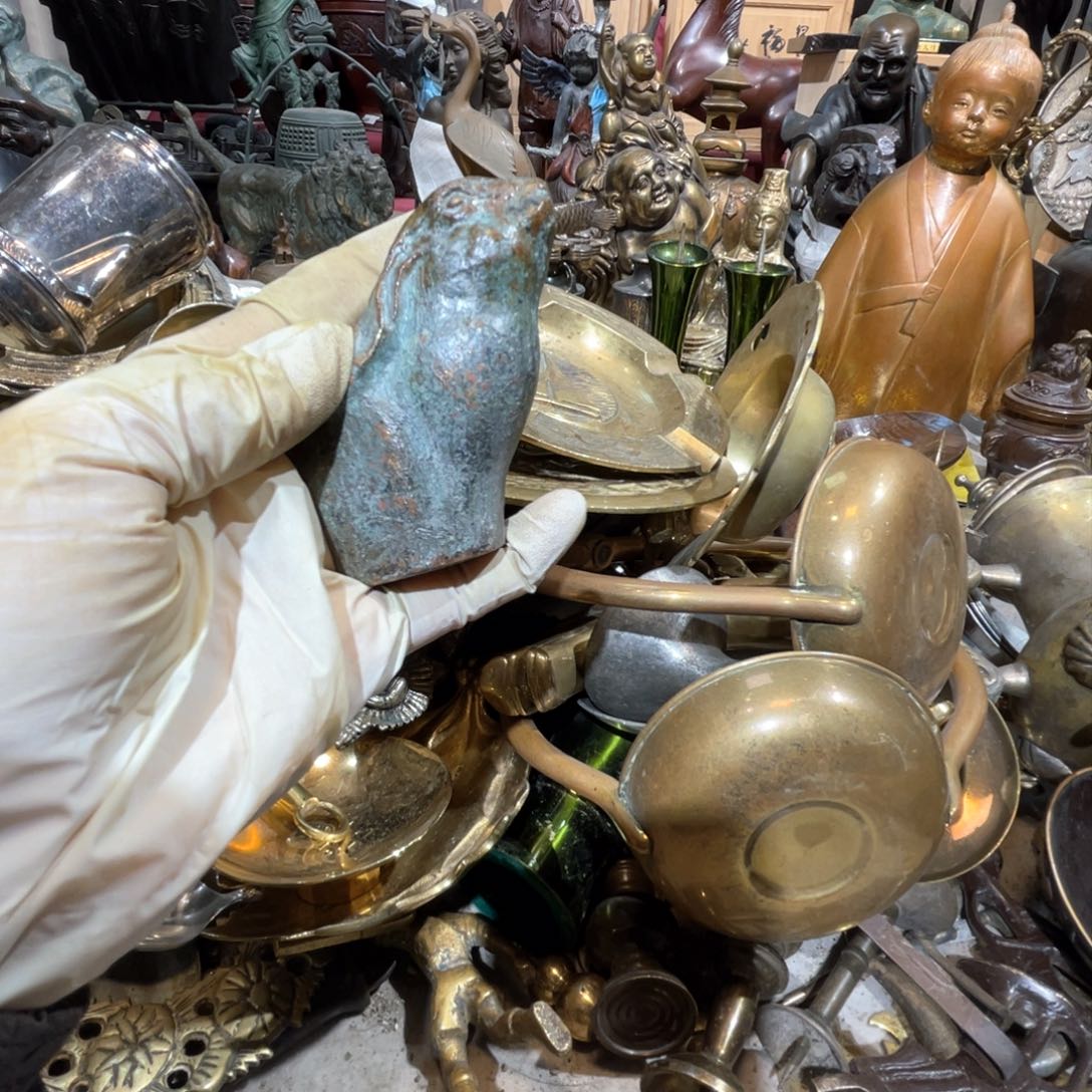 用****2大阪回流铜器摆件118