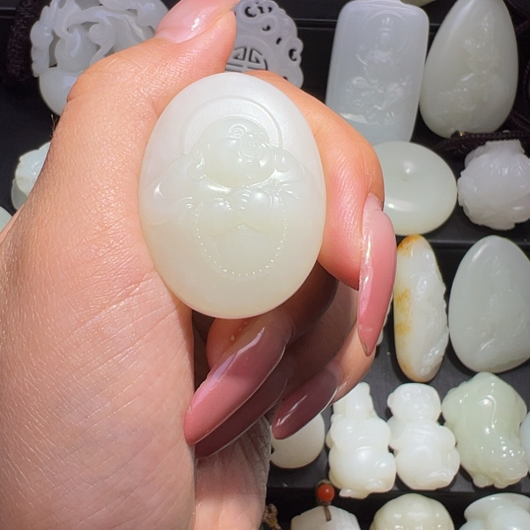 F***/和田玉未镶嵌颈饰