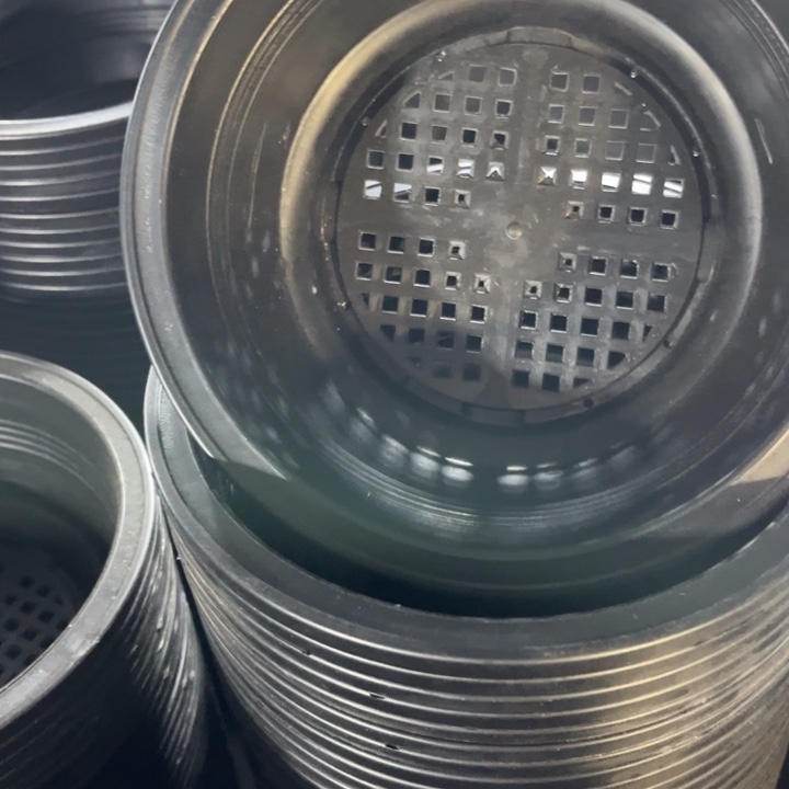 树脂黑韩盆口19高8一组10