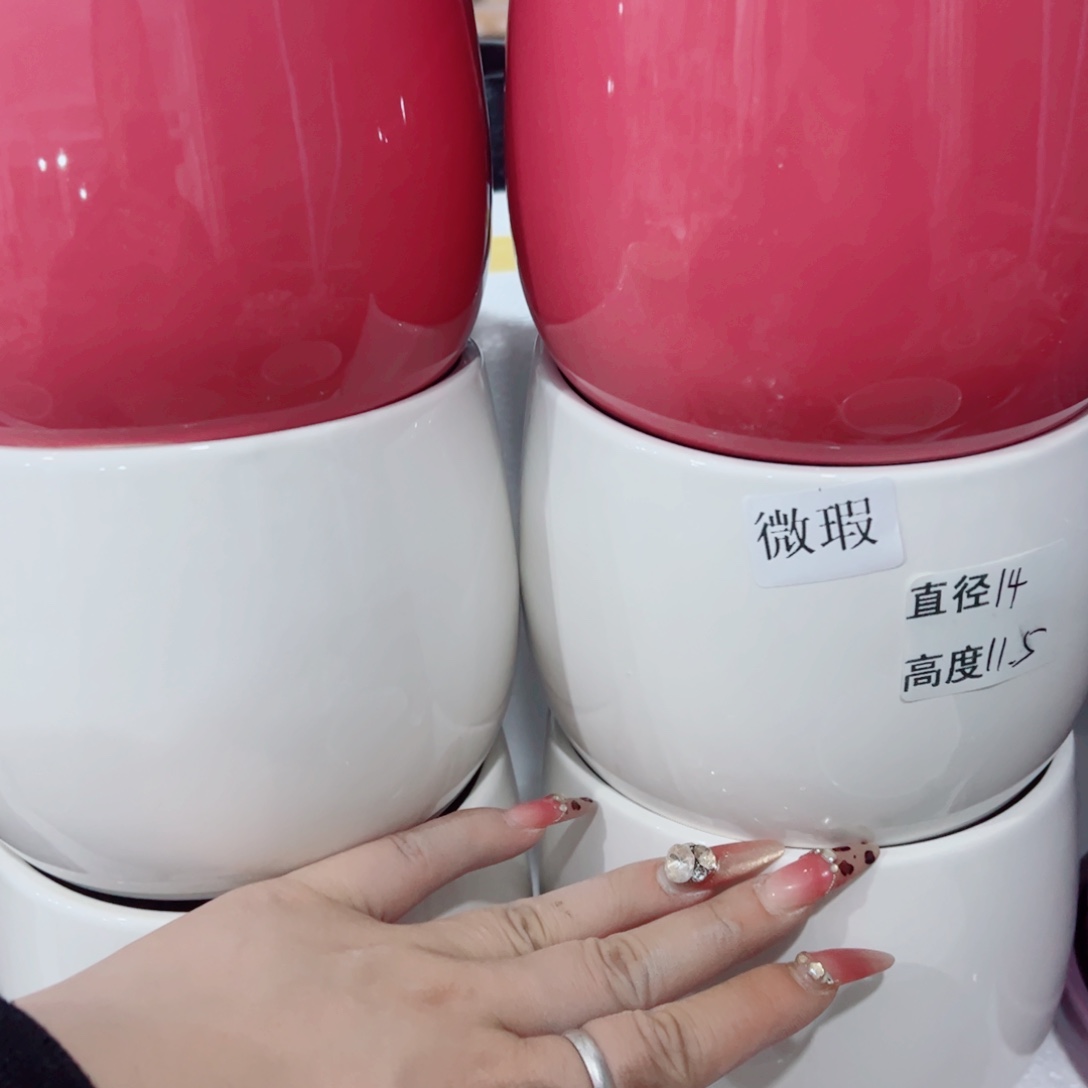 有孔，陶瓷花盆满10米包邮发货