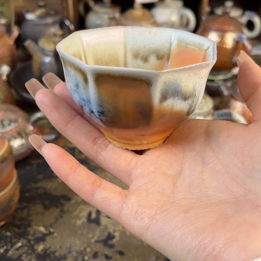 杯柴烧茶器主人杯杯