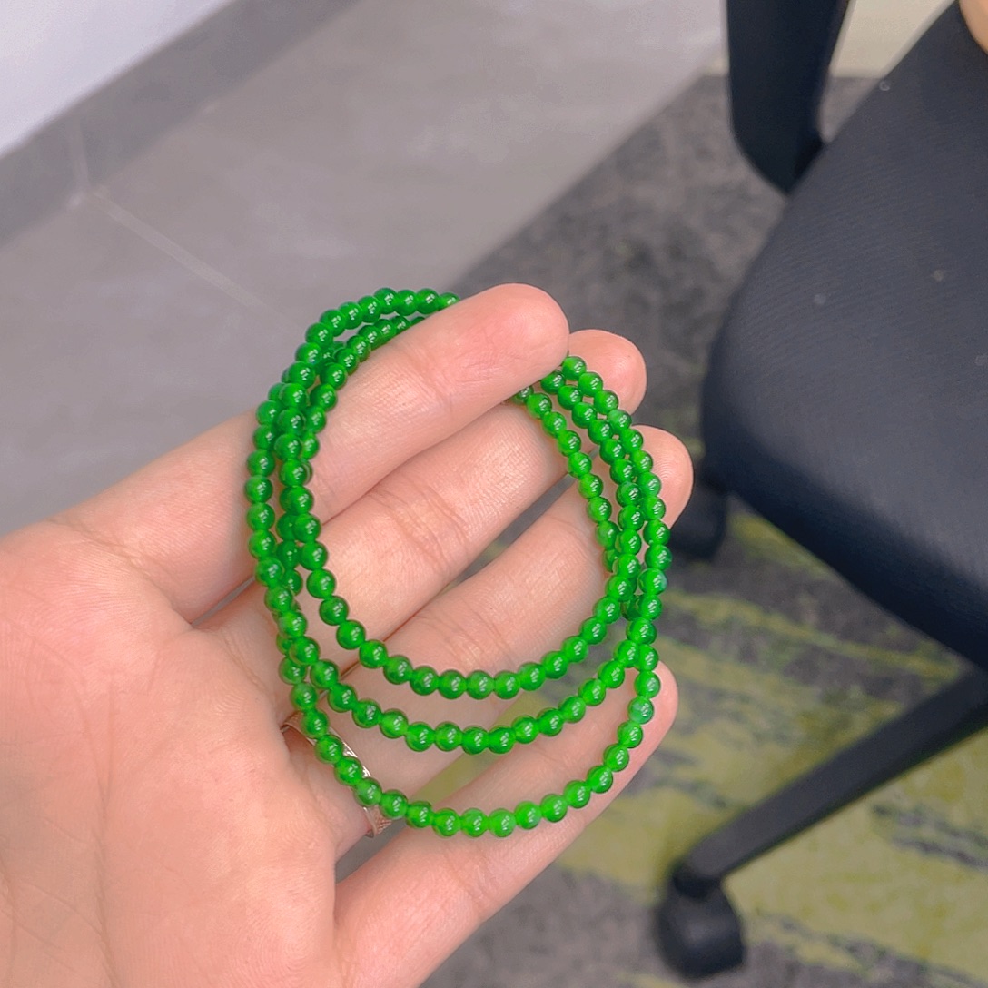 翡翠未镶嵌项链卡4