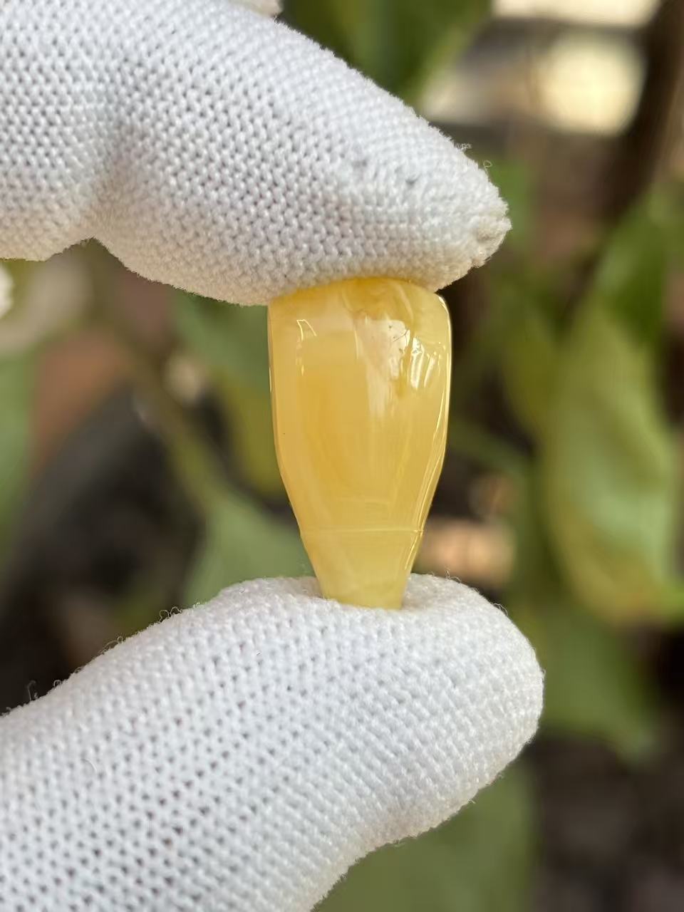 3957天然蜜蜡琥珀三通配饰11.7x10x22.5mm