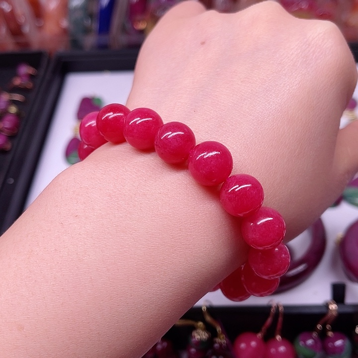 红宝石蔷薇手串未镶嵌