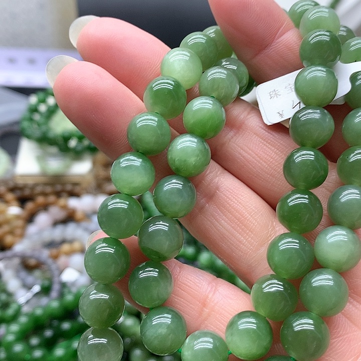 【闪购商品】和田玉手链未镶嵌9.5