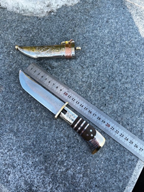 大河家八宝梅花折花刀民族传承工艺非物质文化遗产夹钢手工锻打制