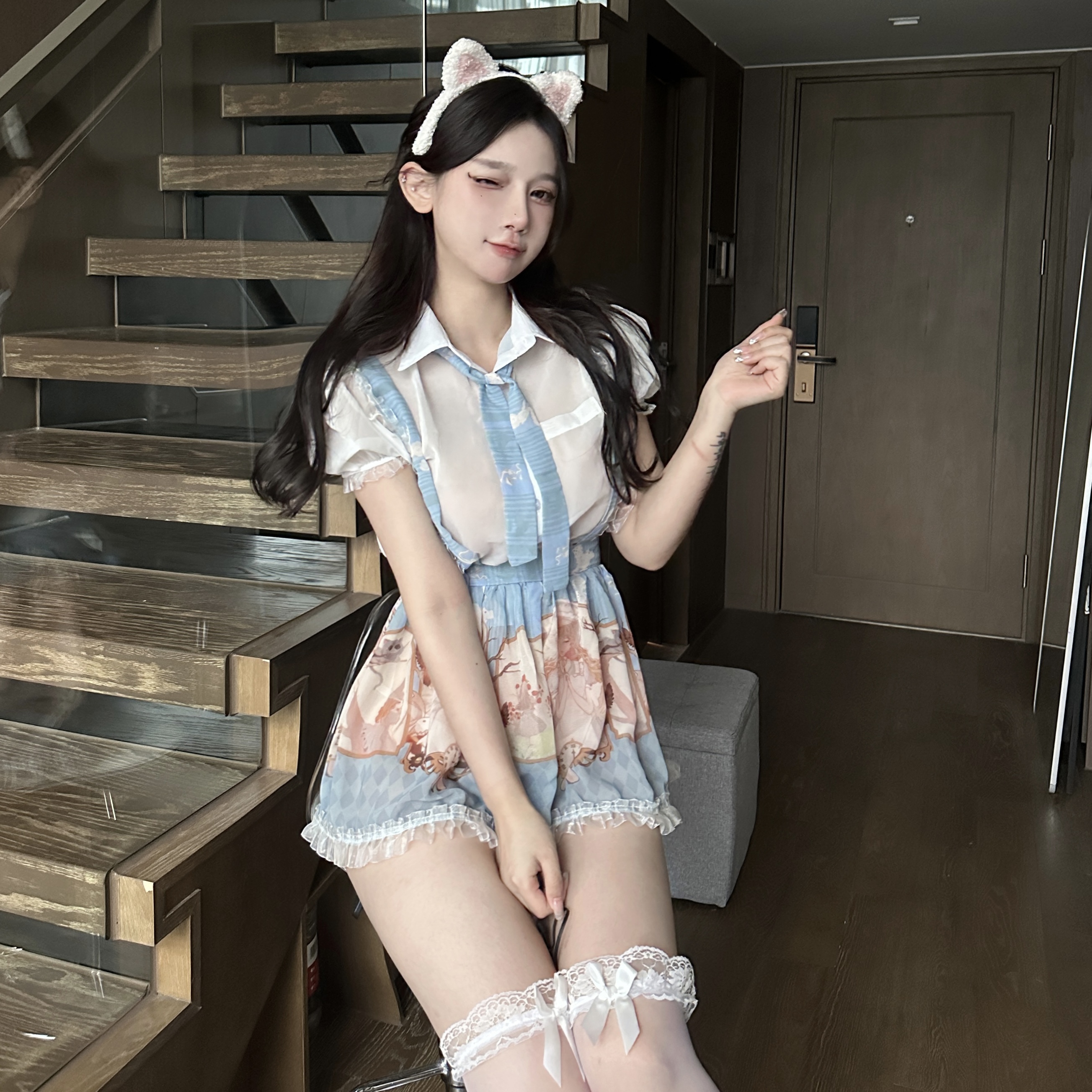 80-140斤洛丽塔COS装可爱青春清纯风格装甜美学院风
