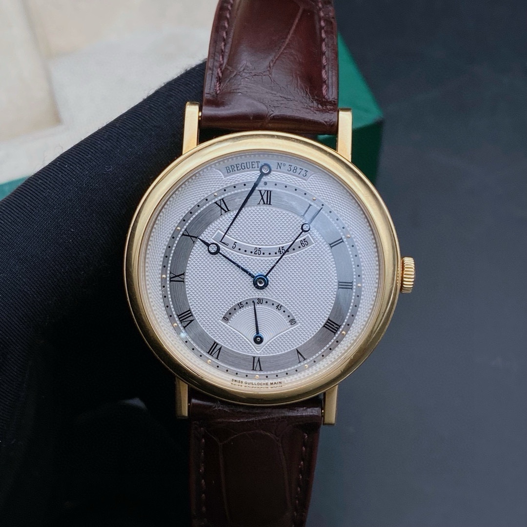99新 BREGUET/宝玑 经典系列 5207BA/12/9V6机械表/18K金/表径39