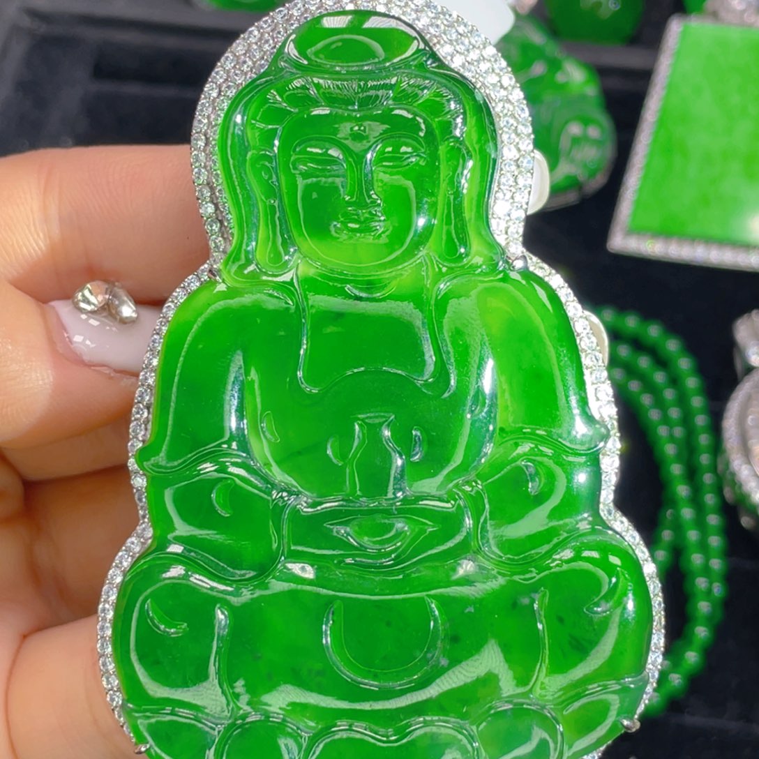 翡翠吊坠(不含链)未镶嵌