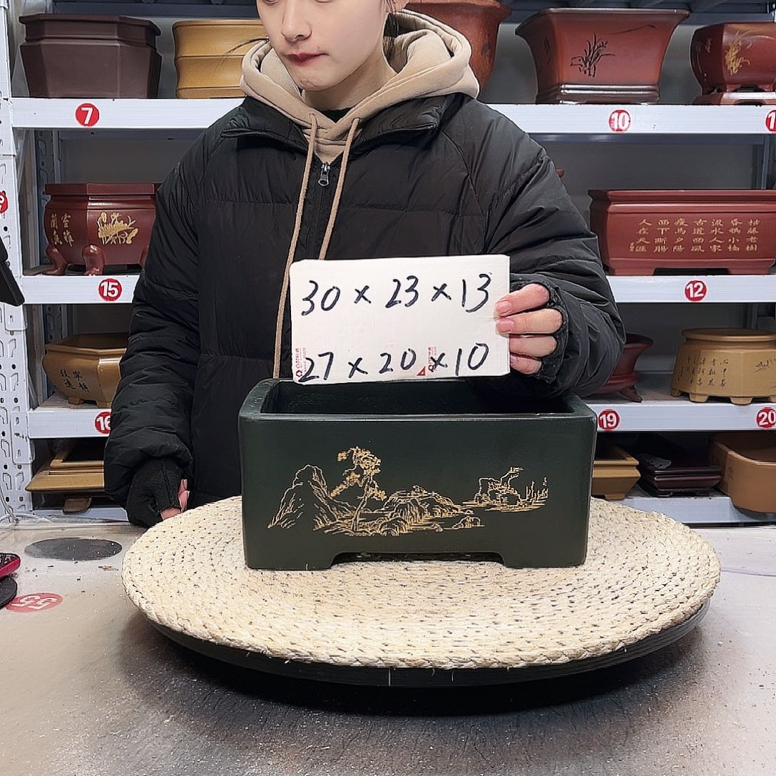 紫砂花盆紫砂花盆