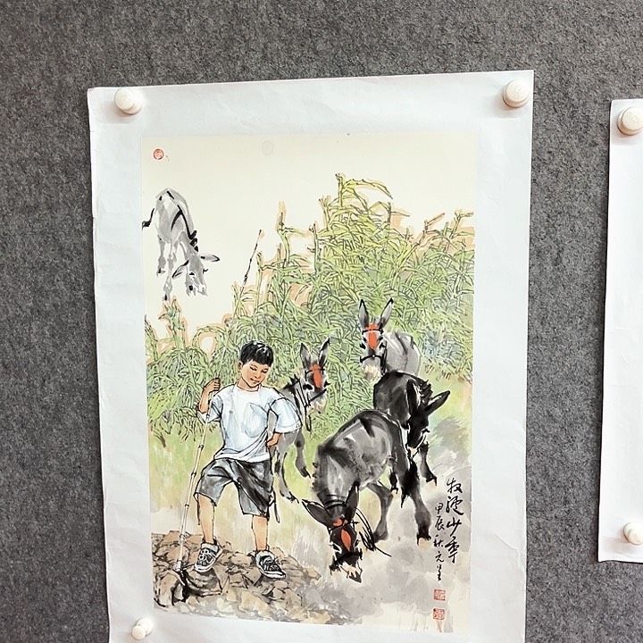 国画张有涛绘画作品