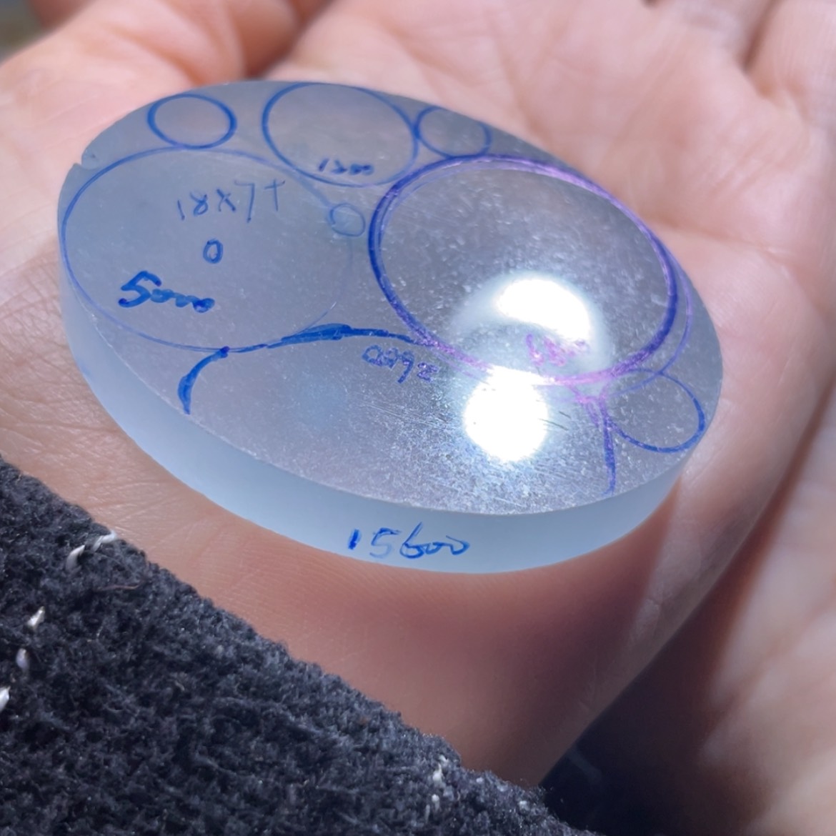 【闪购商品】定制翡翠未镶嵌心*冻翡翠