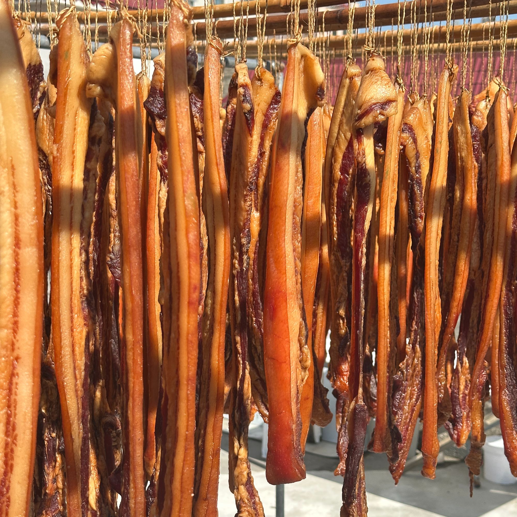 【次日达顺丰发货】广味吴川腊肉生晒风干光肥瘦广式腊肉到手六条