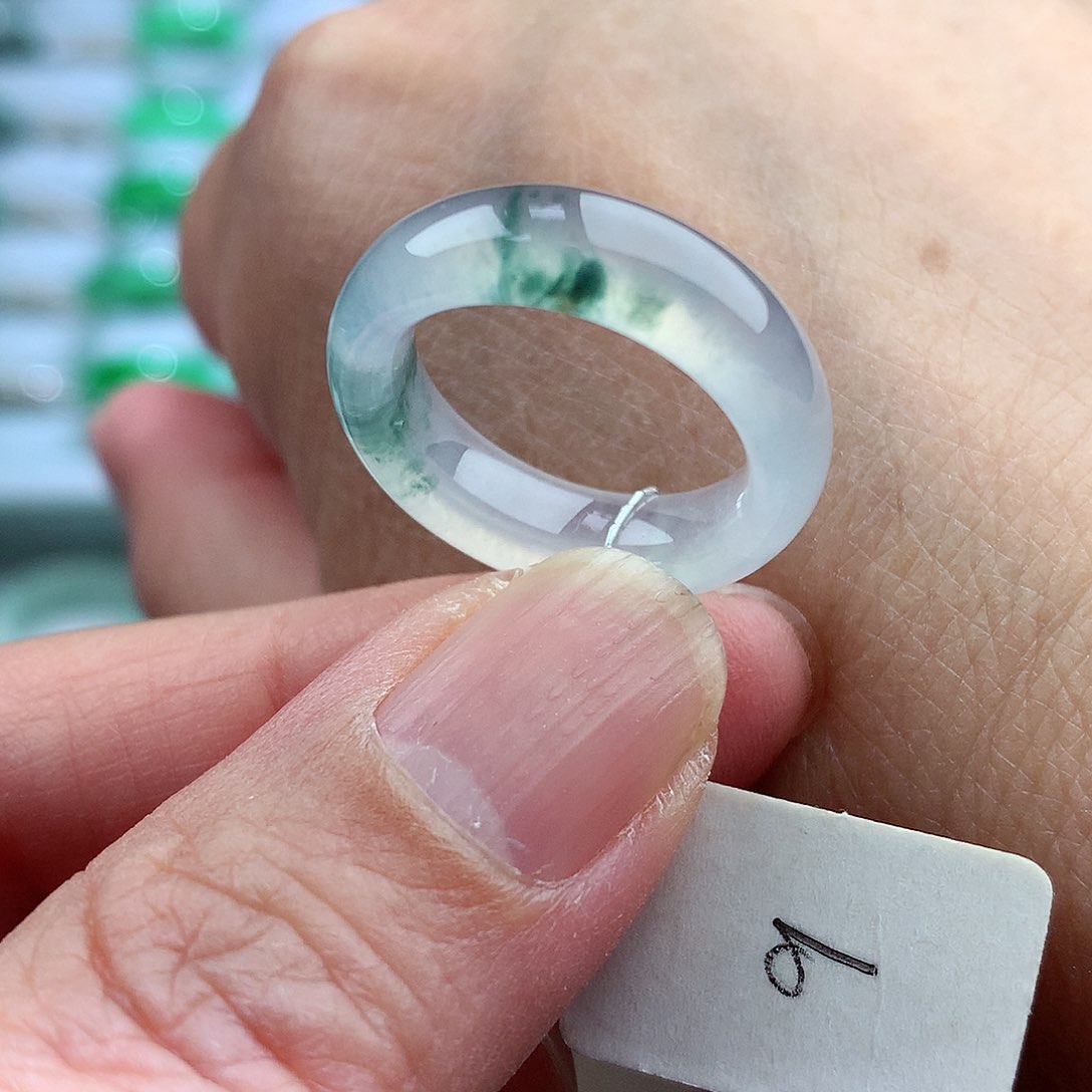 未镶嵌戒指翡翠9号