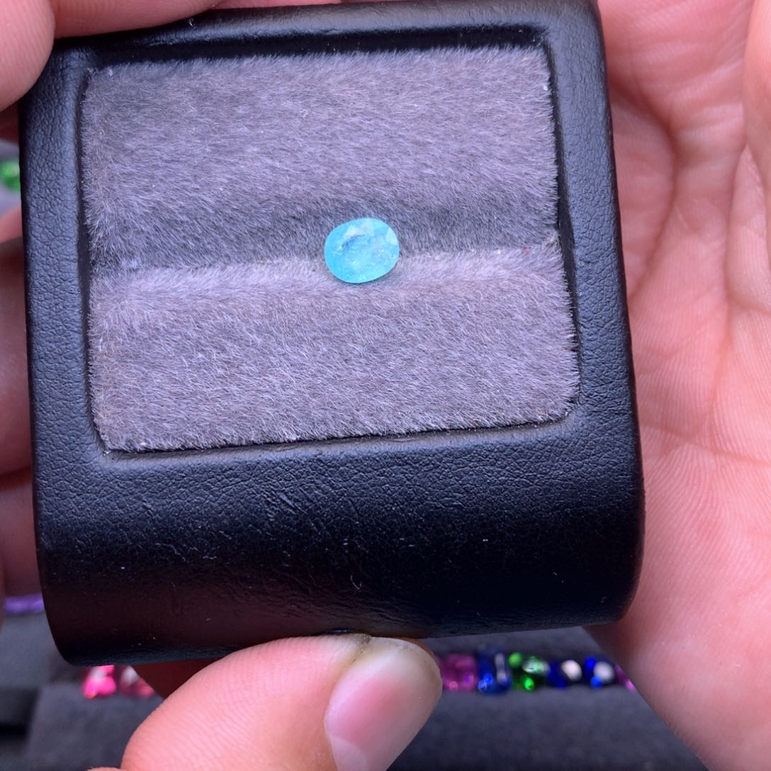 碧玺珠宝半成品未镶嵌天然帕拉伊巴碧玺1.05ct