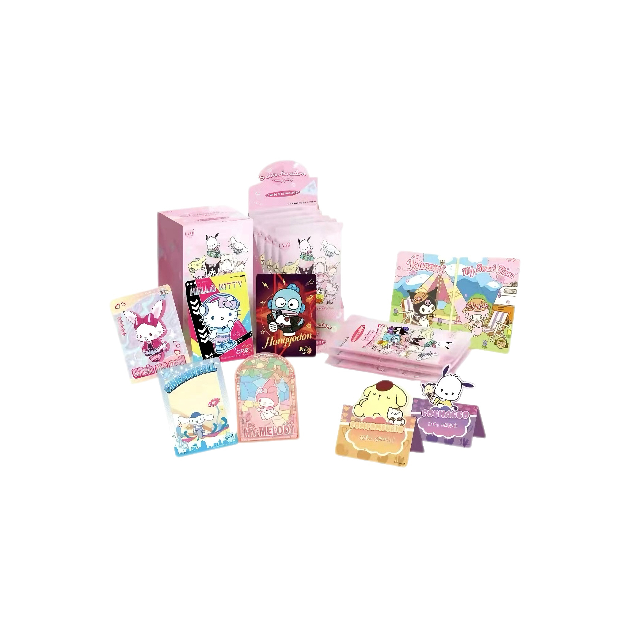 【呆猫拆卡/卡位对对碰】一起玩儿 三丽鸥家族潮酷派对 盲盒代拆