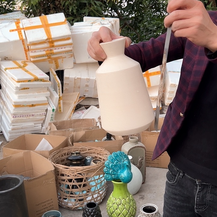 瓶高度24厘米口径6厘米微瑕捡漏