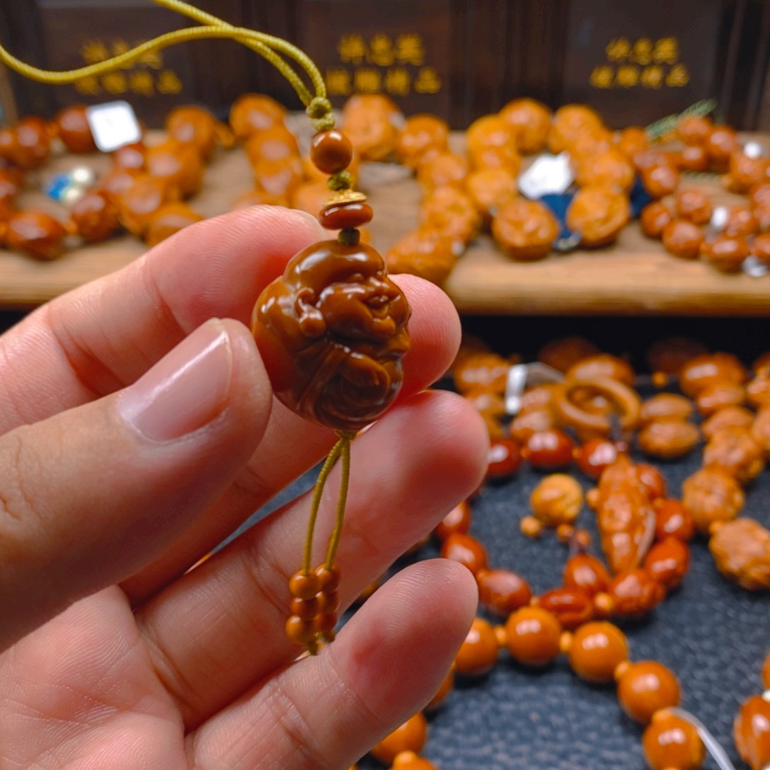 手串/手链橄榄核球*瘦许静健2.05铁核笑口常开