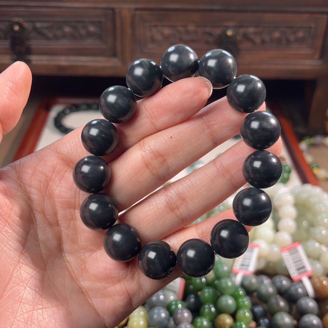 ****]和田玉未镶嵌手链