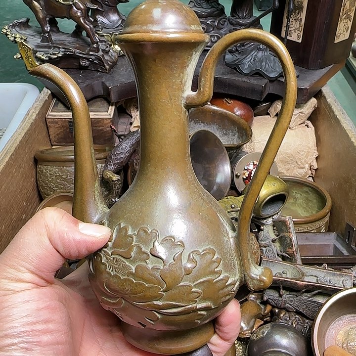 铜器办公室茶室摆件