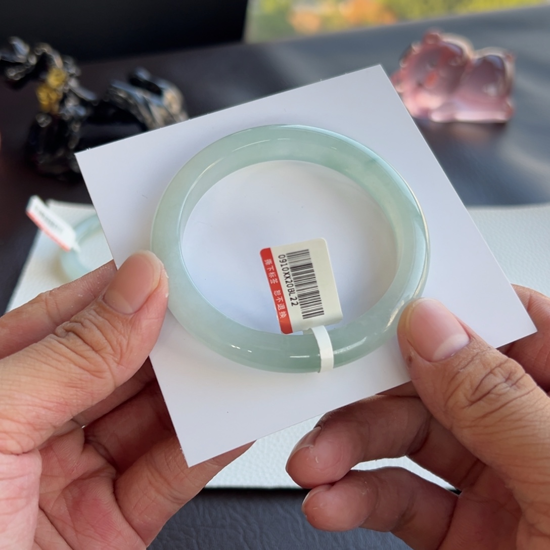 翡翠未镶嵌手镯11号54.2