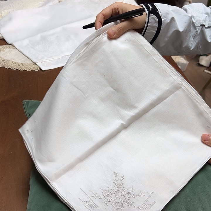 毛绒亚麻棉033-12片30厘米方