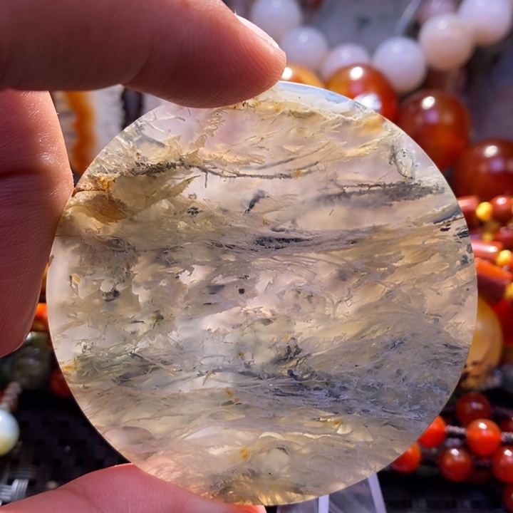 【闪购商品】玛瑙/玉髓颈饰未镶嵌芝*