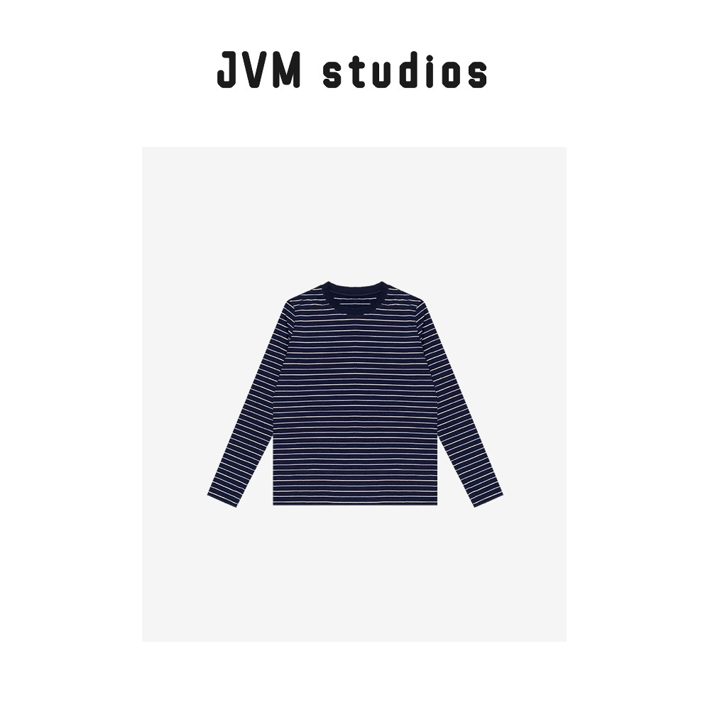 2024新款JVM定制19587时尚百搭条纹打底衫T恤8/31