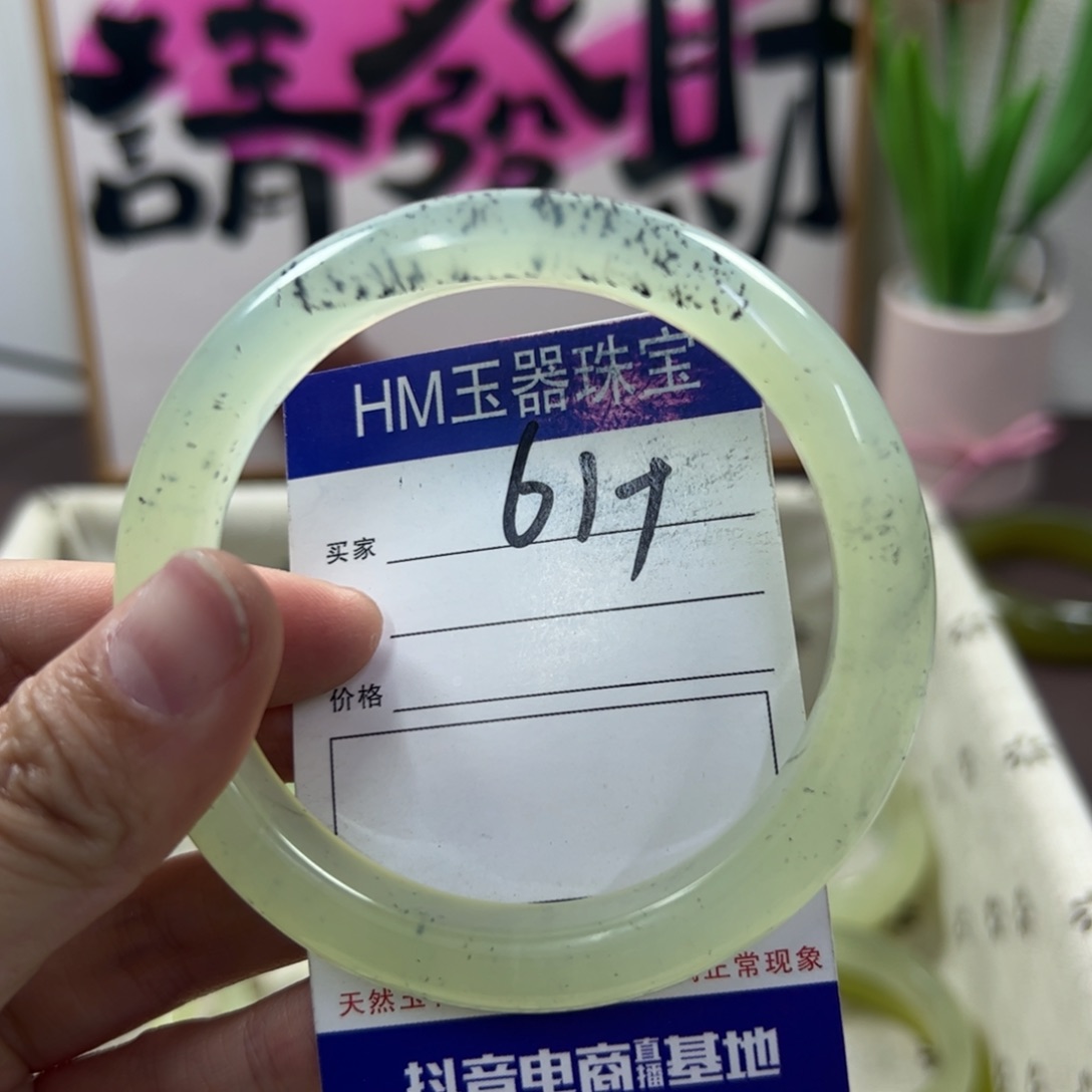 蛇纹石玉手镯未镶嵌548