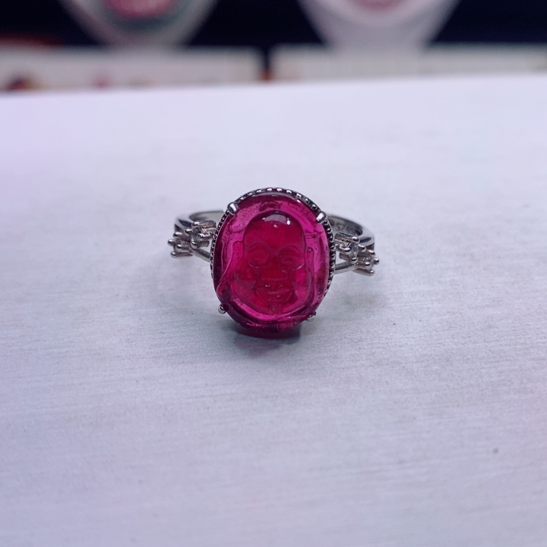 未镶嵌戒指碧玺碧玺A戒指