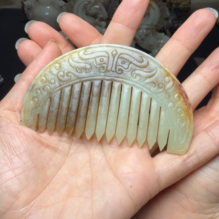 三***缘未镶嵌和田玉把件