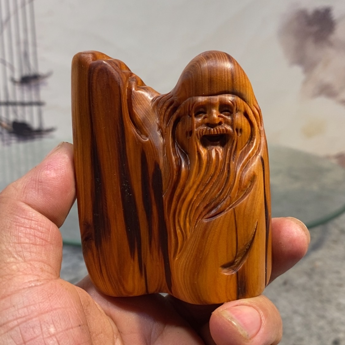 【闪购商品】柏木（崖柏）根雕木雕工艺品摆件家居手把件