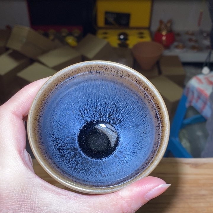 茶盏不带礼盒，建盏主人杯