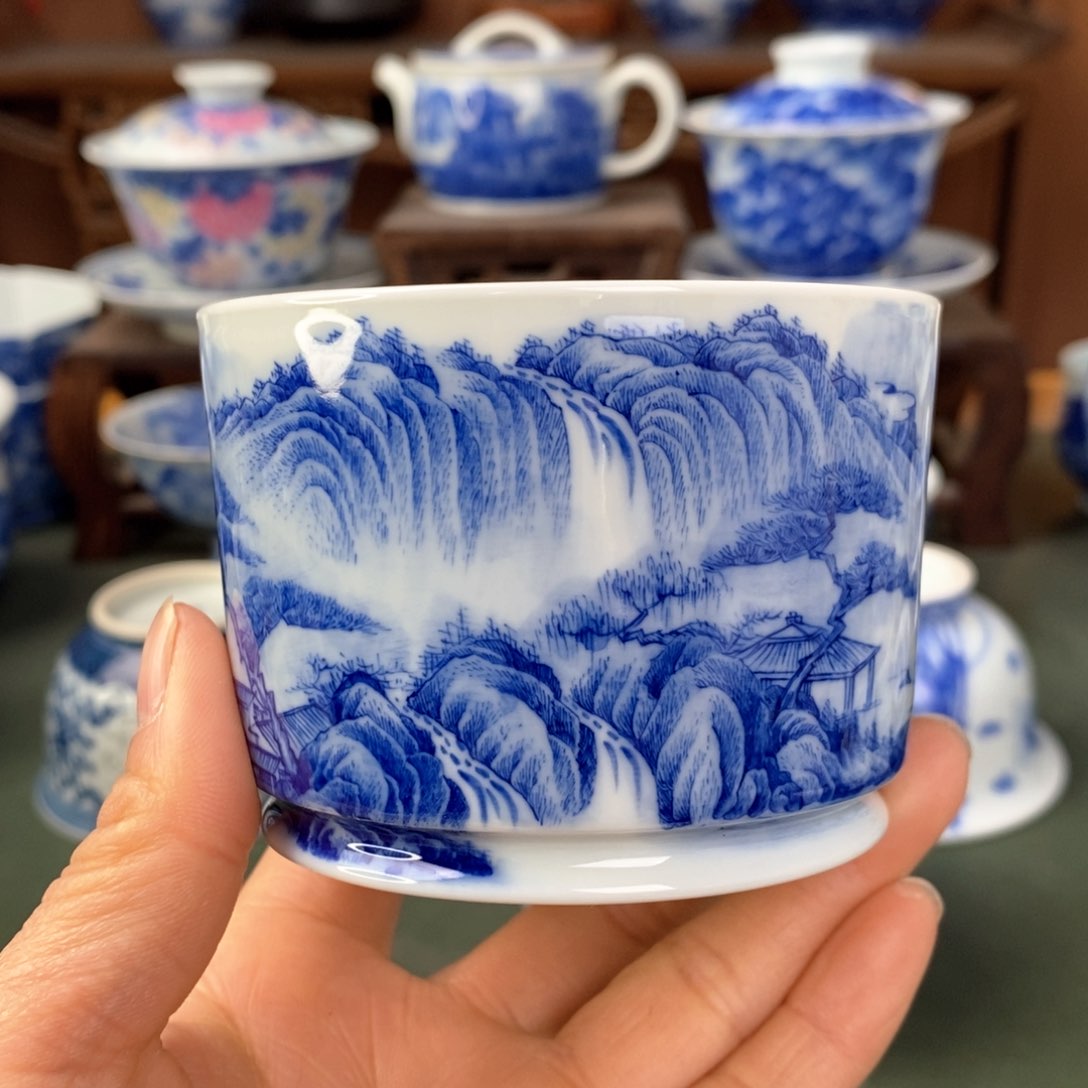 杯景德镇陶瓷手工手绘