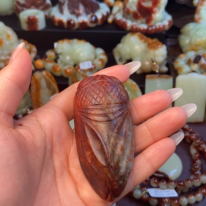 岫岩河磨玉（透闪石质玉）未镶嵌挂件