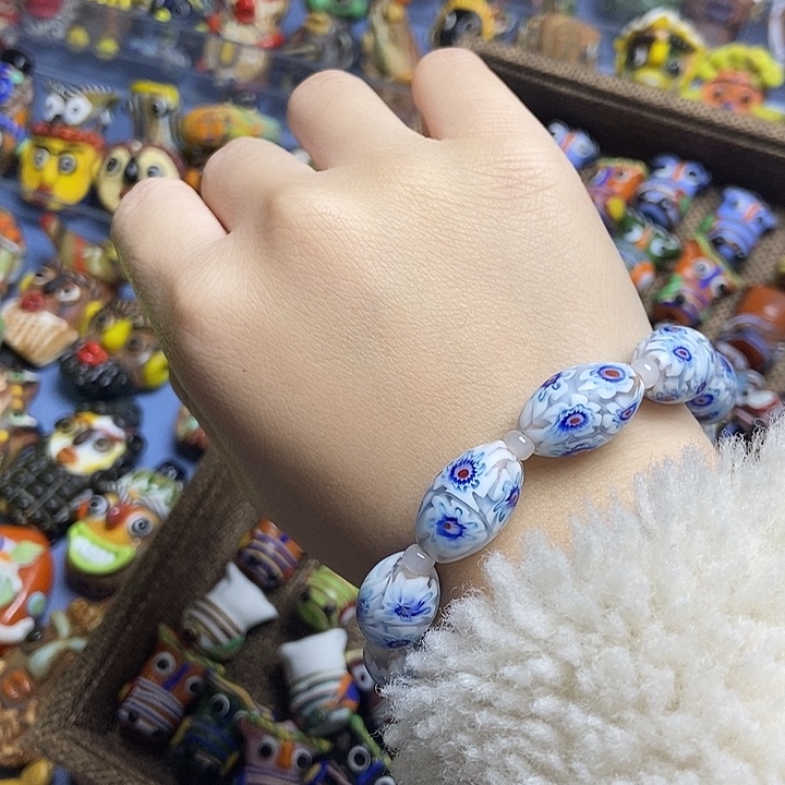 琉璃颈饰意大利千花手串030