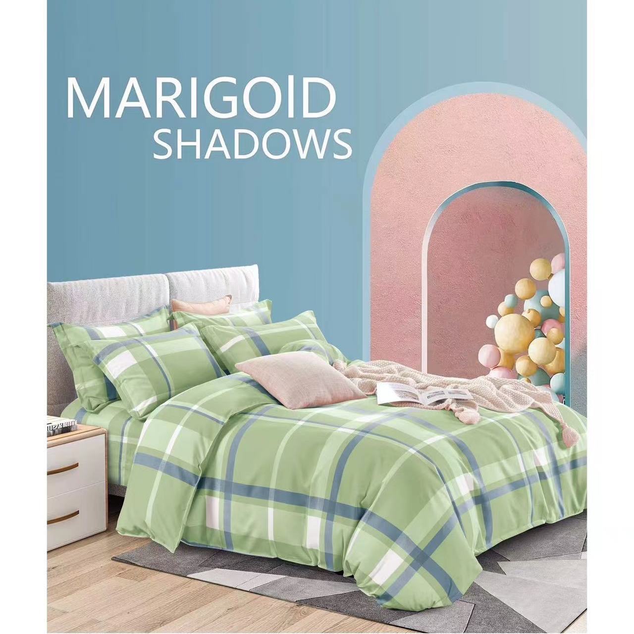 （清仓断码）澳洲磨毛新疆长荣亲肤棉床单香草绿格床单小斜纹