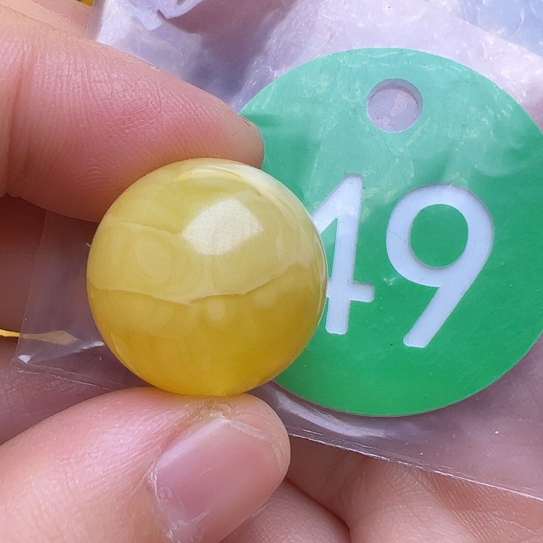 裸石蜜蜡未镶嵌18.9m m