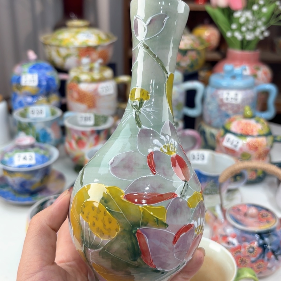 ?****?景德镇手绘高温釉下彩陶瓷茶具