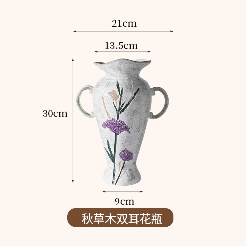 William Wilde莫奈花园双耳花瓶