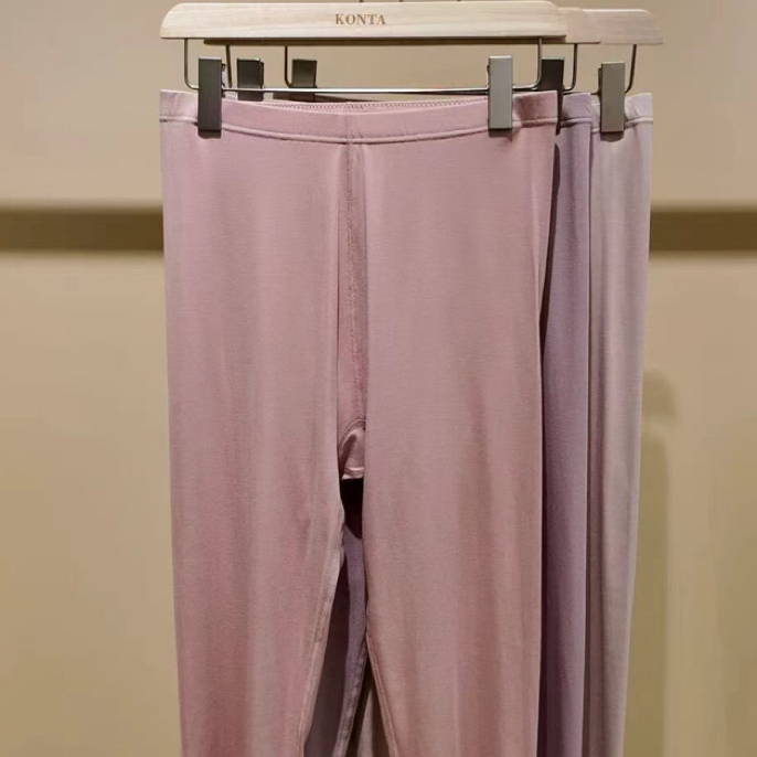 【庄泰】7323/8323男女同款纯莫代尔轻薄无痕秋裤亲肤贴身修身秋裤